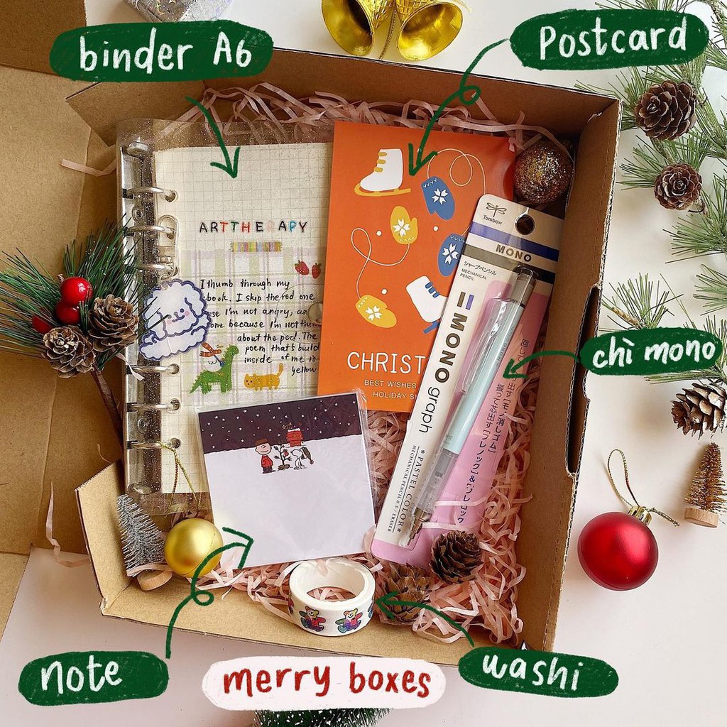 [MERRY BOX]Set quà ý nghĩa dịp Giáng sinh này