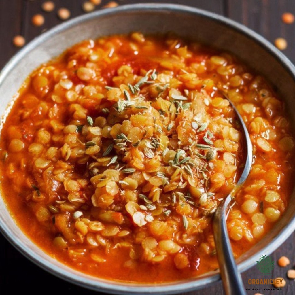 Đậu Lăng Đỏ Hữu Cơ Sottolestelle Organic Hulled Red Lentils 500g - Đậu Hữu Cơ - Đậu Lăng Hữu Cơ - Hạt Đậu Lăng