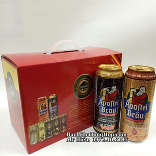 [Hỏa Tốc] Xách 8 lon bia Đức Apoftel 500ml