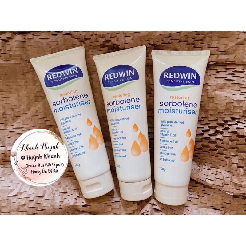 Kem Dưỡng Ẩm Đa Năng Redwin Sorbolene Cream Vitamin E 100g của Úc