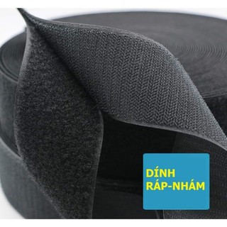 Dây dính ráp nhám velcro dính ráp cao cấp. Thu dây điện, dính patch quần áo tiện lợi