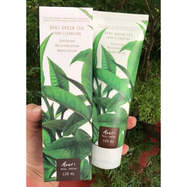 Sữa rửa mặt bori green tea