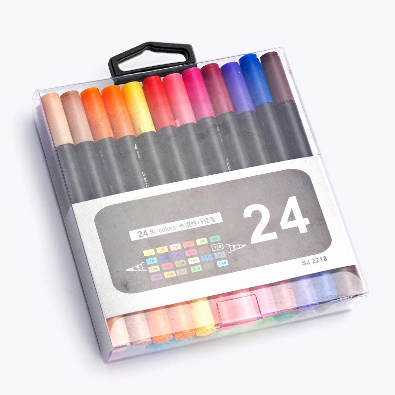 Bộ 12/18/24 Bút Lông Màu Nước