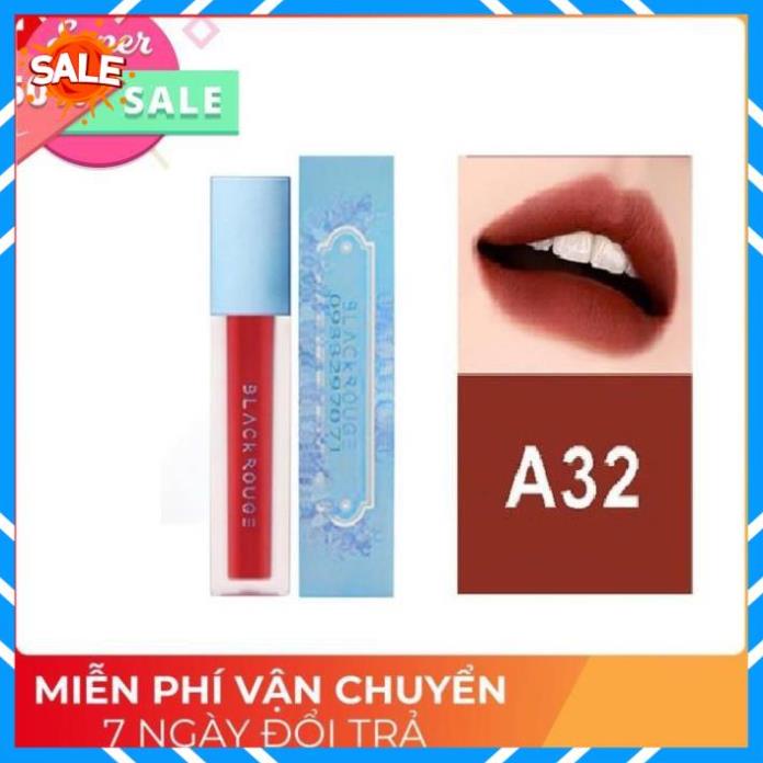 Son Black Rouge A32 Màu Đỏ Gạch Nâu ⚡️𝐅𝐑𝐄𝐄 𝐒𝐇𝐈𝐏⚡️ Hàng Handmade