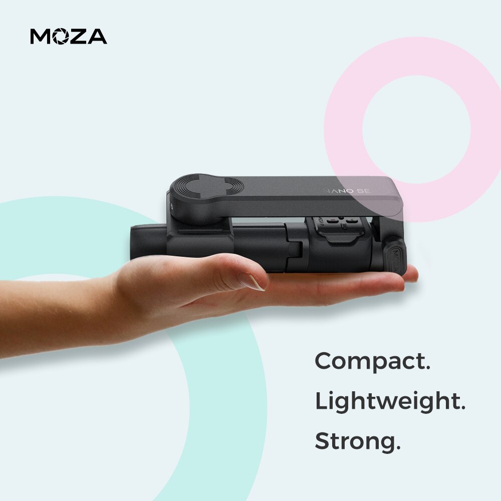 GIMBAL MOZA NANO SE, Tay Cầm Chống Rung Cho Điện Thoại - Hàng chính hãng l Bảo hành 12 tháng