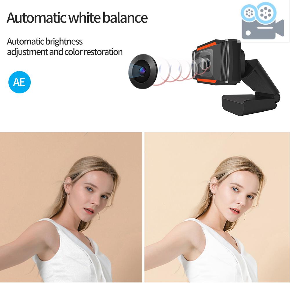 Webcam 1080p Tích Hợp Micro Giảm Tiếng Ồn Cho Laptop / Máy Tính Để Bàn | BigBuy360 - bigbuy360.vn