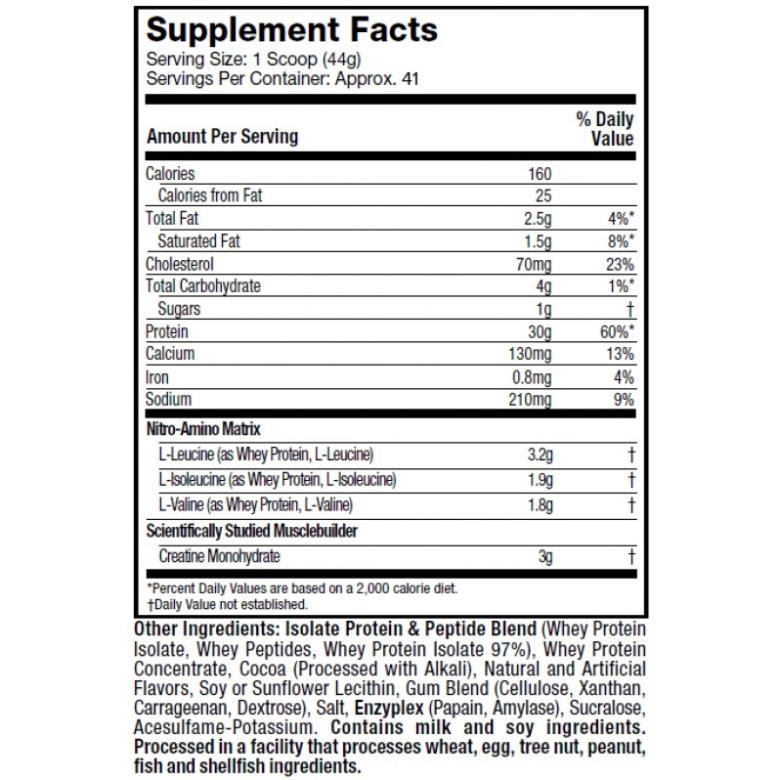 Sữa tăng cơ MuscleTech Nitro-Tech 5lbs - Chính hãng + Freeship