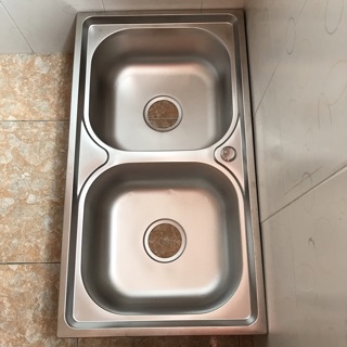 Combo chậu rửa chén bát 7843 + vòi rửa chén