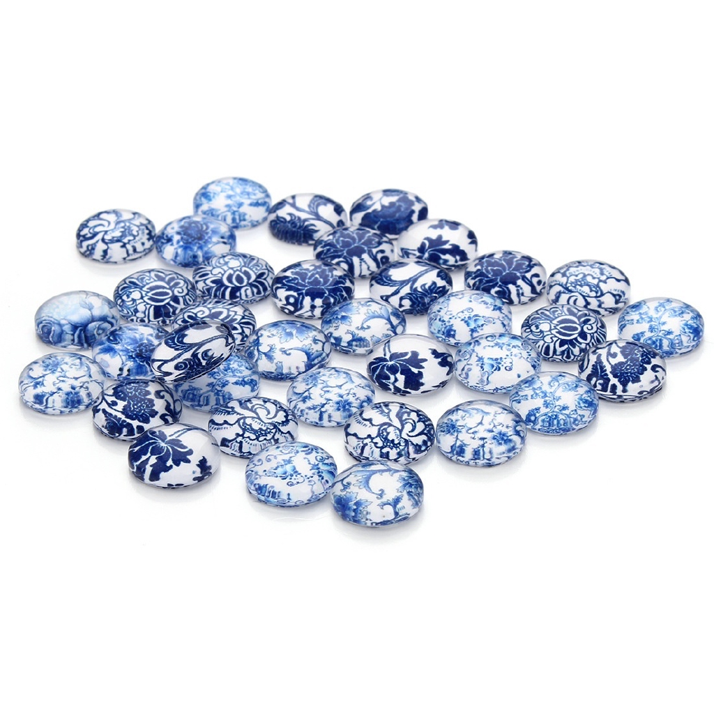 Set 30 Hạt Gốm Làm Đồ Trang Sức 10-20mm