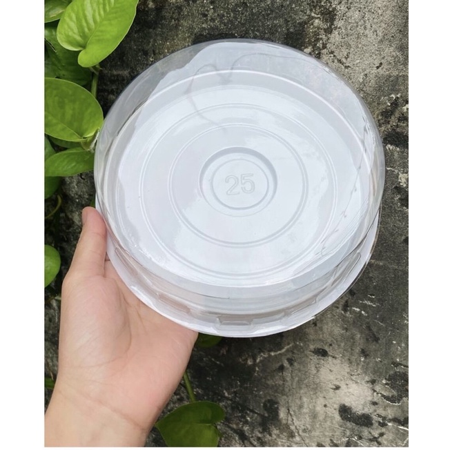 HỘP BÁNH BÔNG LAN TRỨNG MUỐI NẮP THẤP (H25) (100 cái)🪄