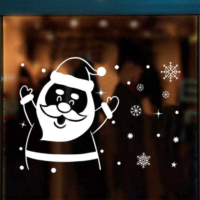 Sticker Dán Cửa Sổ Trang Trí Giáng Sinh Năm Mới 2023