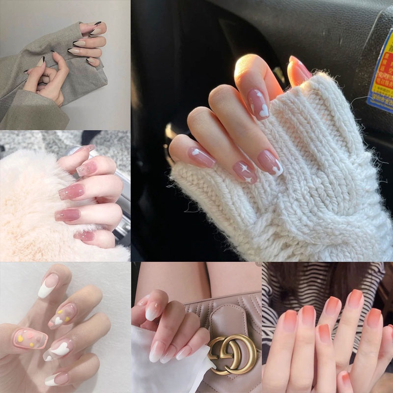 Set 24 móng tay giả xinh xắn sành điệu