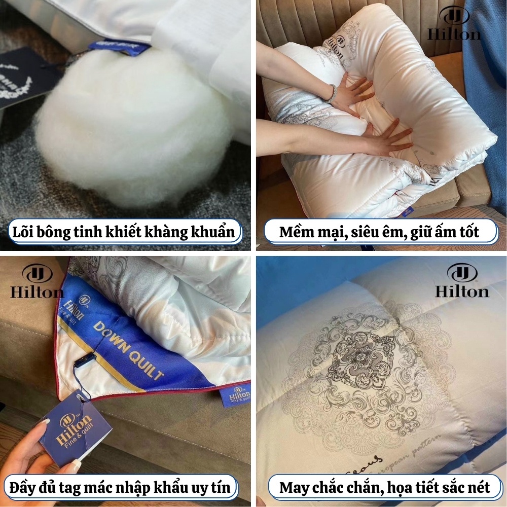 Ruột chăn bông lông vũ hilton, Ruột chăn khách sạn Hilton cao cấp nhập khẩu Hàn Quốc - Otama Bedding