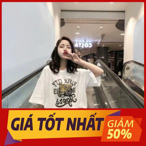 FREESHIP Áo Thun Tay Lỡ Freesize Kiểu Dáng ULZZANG in hình con hổ Tiger - kèm video ảnh thật