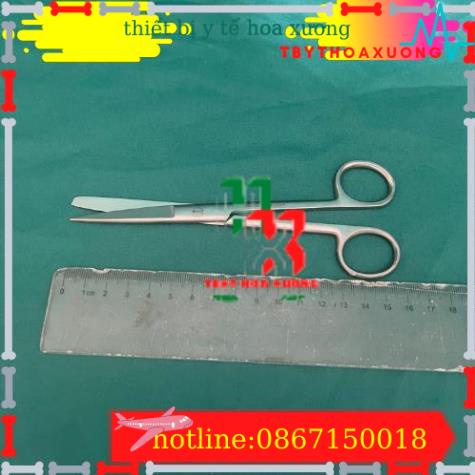 Kéo Thẳng 1 Đầu Nhọn 1 Đầu Tù - Kéo Y Tế Các Size GOLDSUN Pakistan