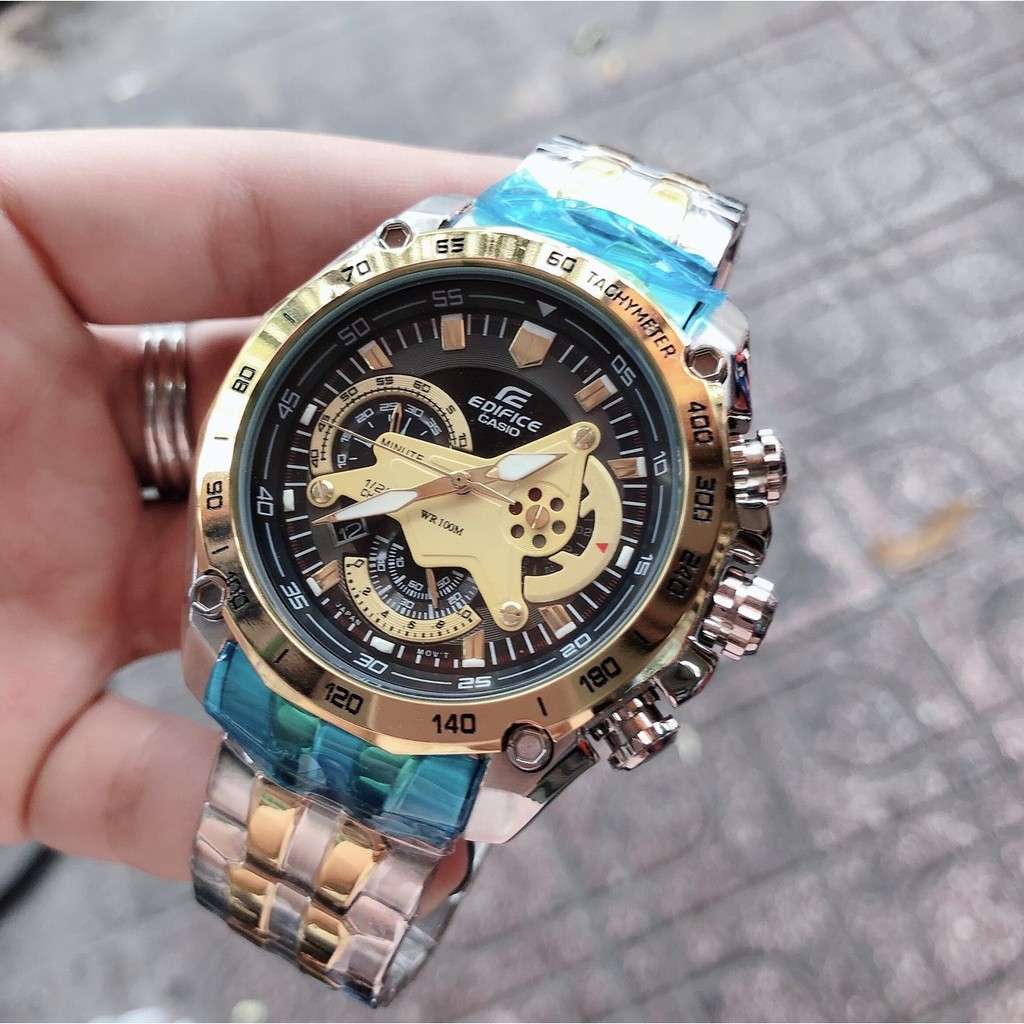 ĐỒNG HỒ NAM CASIO EF - 550 Dây Thép size 45mm - fullbox