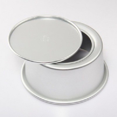 Khuôn Làm Bánh Bông Lan Nhôm Đúc Tròn Đế Rời 6inch -- 7inch -- 8inch Hàng Nhập Khẩu