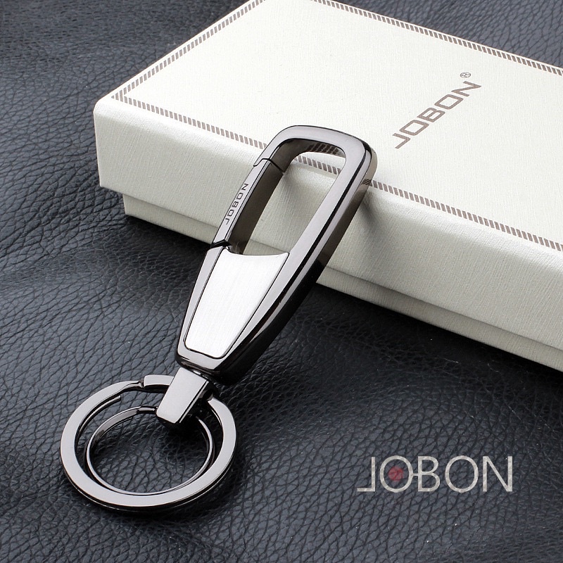 Móc khoá ô tô xe máy cao cấp JOBON ZB8795 xoay 360 độ