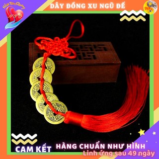 Dây Đồng Xu Âm Dương Ngũ Đế-Tài Lộc Của 5 Đời Vua-Kích hoạt phong thủy cực tốt