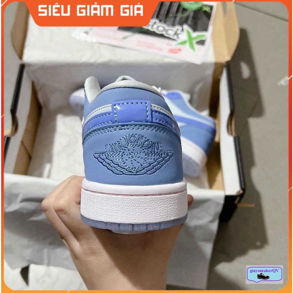 Giày thể thao Air Jordan 1 Low SE Mighty Swooshers mắt thần xanh cổ thấp bao chất, phong cách dành cho nam nữ