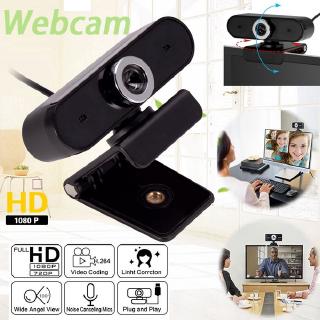 Webcam usb gl68 360 ° 1080p hd có micro dành cho máy tính / laptop