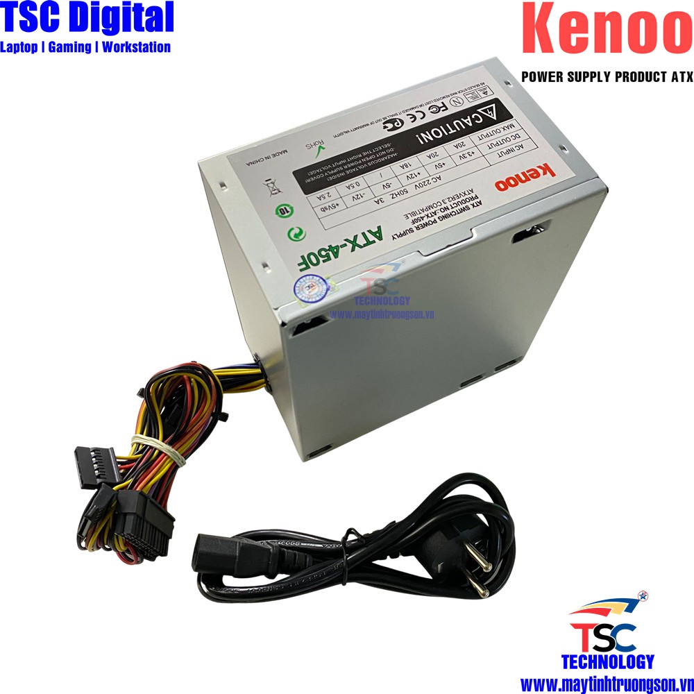 Nguồn Máy Tính Để Bàn KENOO ATX-450F | Nguồn Thích Hợp Máy Văn Phòng