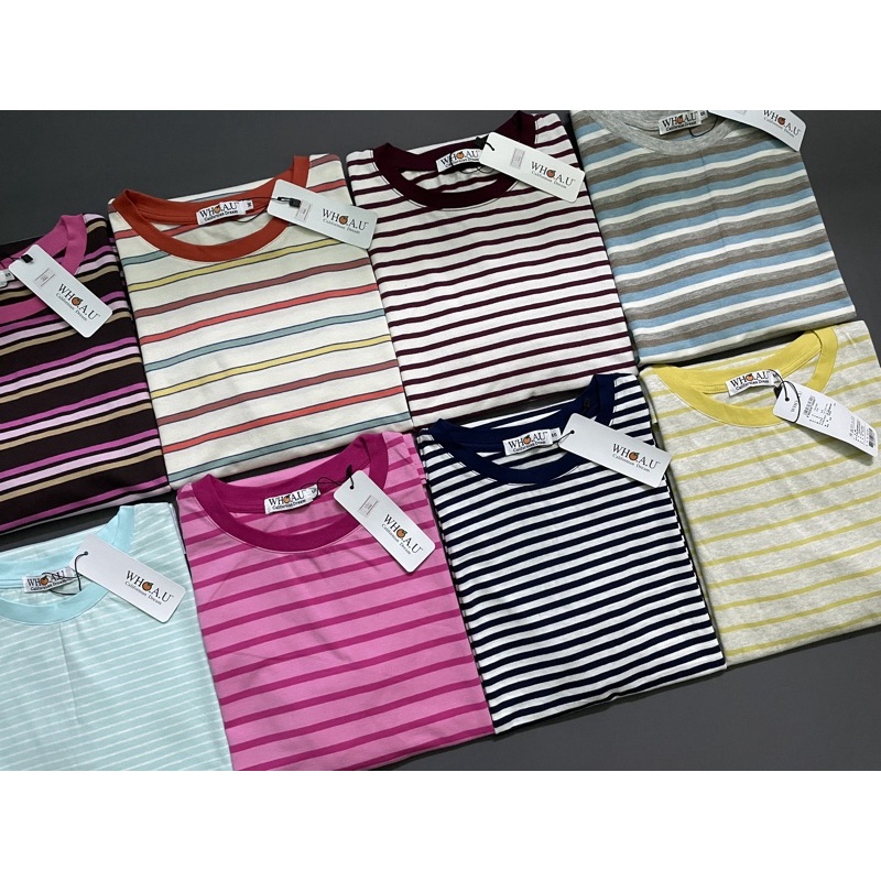 ÁO THUN SỌC TAY NGẮN