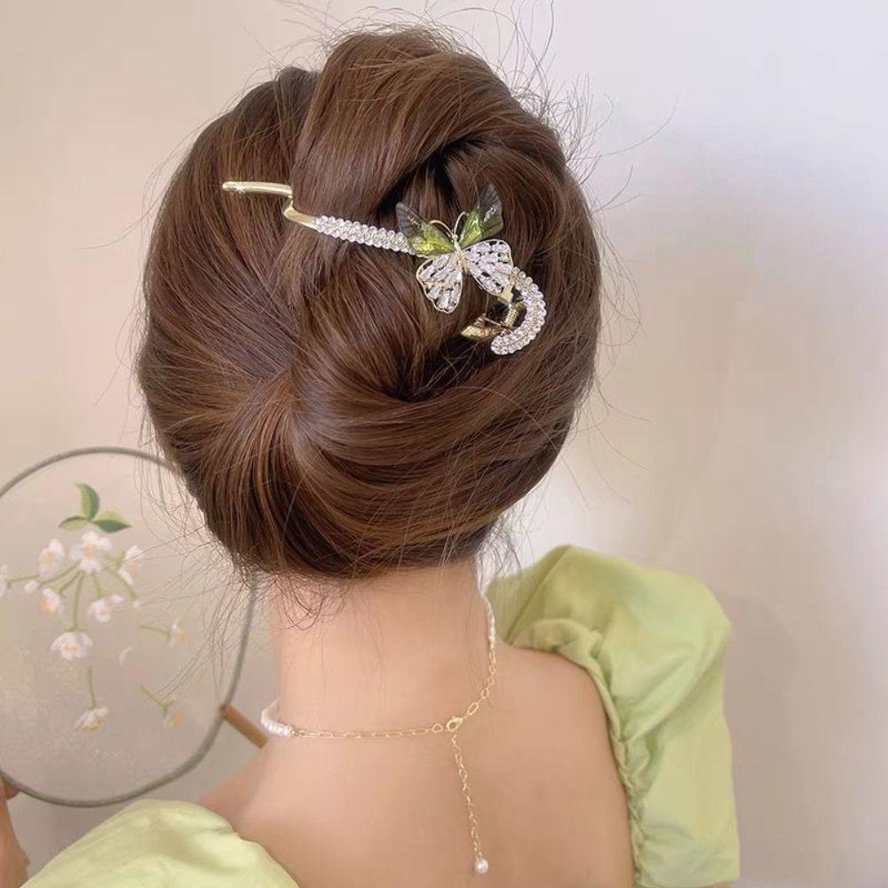 Kẹp Tóc Hình Bướm Phong Cách Hàn Quốc Sang Trọng