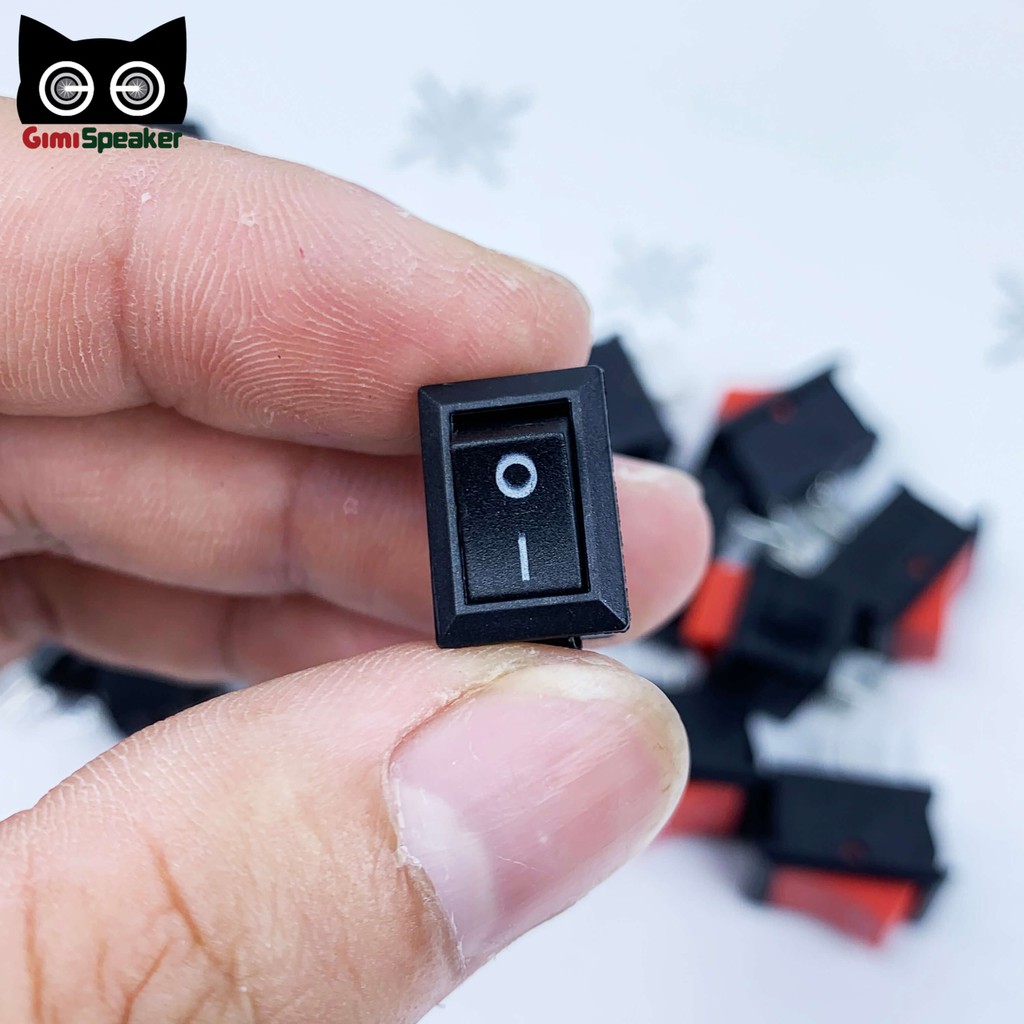 Công tắc bập bênh - Công tắc mini ON/OFF loa bluetooth, đèn chiếu sáng