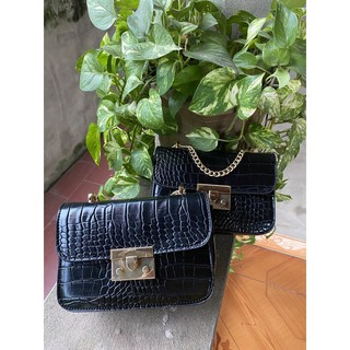 Túi Xách Nữ 🌟 [Freeship] 🌟 Size Mini Dập Vân Da Rắn -  T083