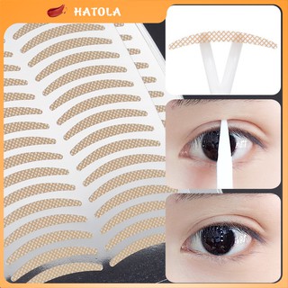 Miếng dán kích mí vân lưới siêu tàng hình set 40 cái dán tạo mí ren giúp đôi mắt to tròn tự nhiên HATOLA
