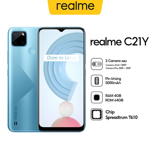 Điện thoại Realme C21Y (3GB/32GB)-Chính hãng
