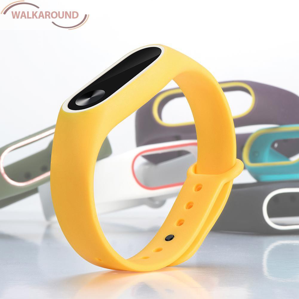 Dây Đeo Silicon 220mm Thay Thế Cho Đồng Hồ Xiaomi Miband 2