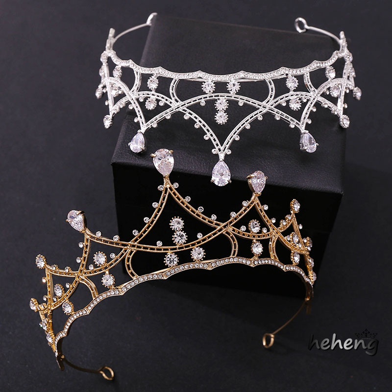 Cài Tóc Hình Vương Miện Đính Đá Thời Trang Cho Nữ