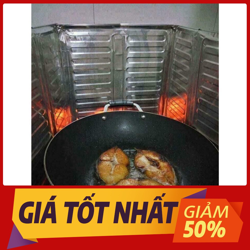 Tấm chắn dầu mỡ, chắn gió bếp ga hoạ tiết chịu nhiệt GIADUNGBANBUONTANTHANH Tấm nhôm chắn gió bếp ga chống bắn dầu mỡ