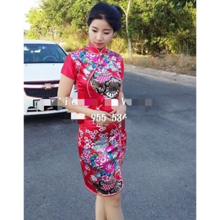 Sườn xám tết - size s 45kg - 49kg