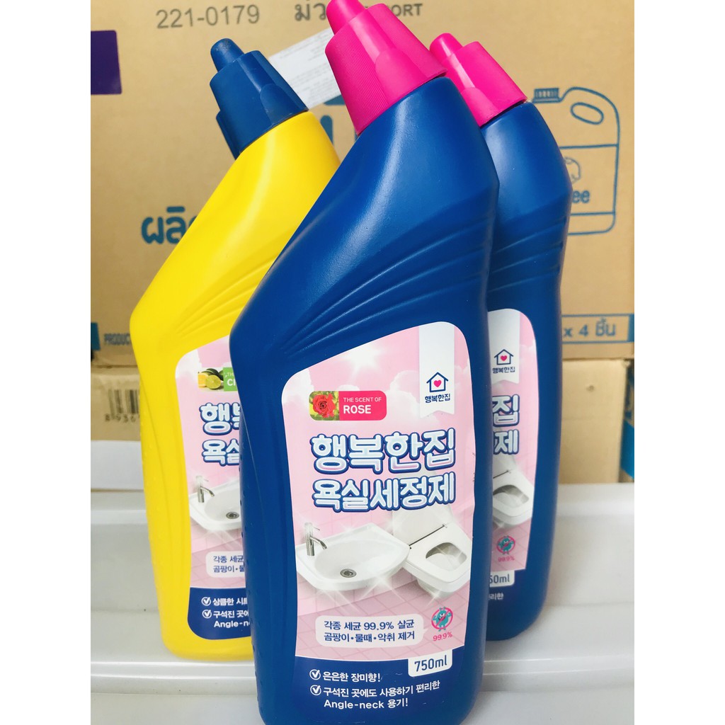 [NHẬP KHẨU] - [CHÍNH HÃNG] - Nước tẩy nhà vệ sinh Heangbokkanjip Hàn Quốc 750ml siêu thơm