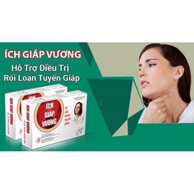 ÍCH GIÁP VƯƠNG - hỗ trợ rối loạn tuyến giáp (hộp 180v tặng hộp 30v+ quà)