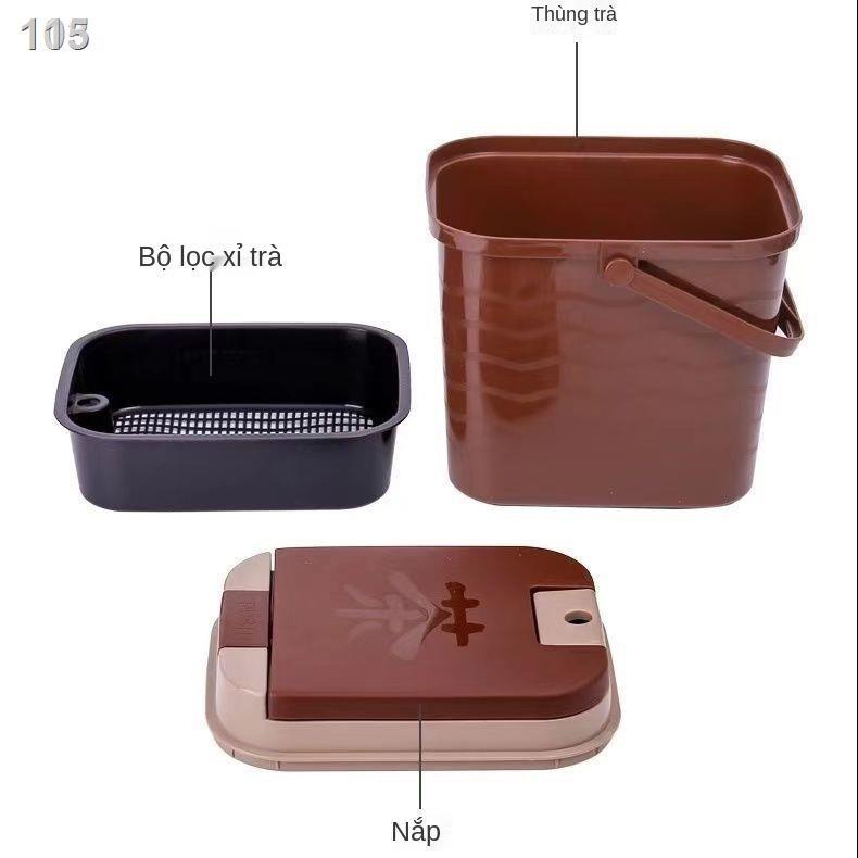 Thùng đựng rác nhựa, bã trà, cà phê gia đình MUA 1 TẶNG 4