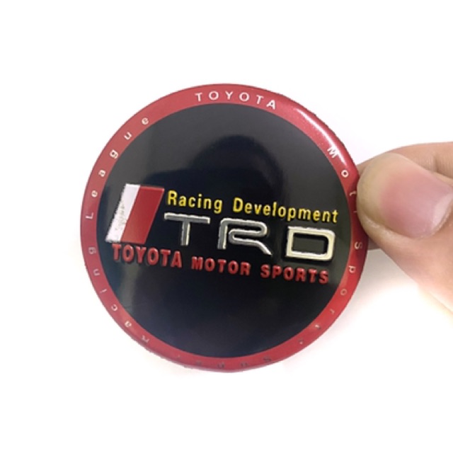 Tem nhôm logo 3D TRD C2