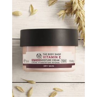 Kem Dưỡng Ẩm Vitamin E Moisture Cream 50ML (DRY SKIN) The Body Shop