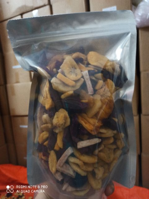 1kg trái cây sấy vụn chọn lọc từ hàng Xuất Khẩu giòn tan