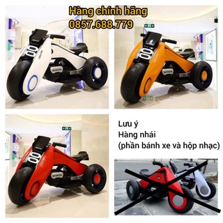 Xe máy điện trẻ em bdq 6199, xe điện cho bé chính hãng bảo hành 6 tháng