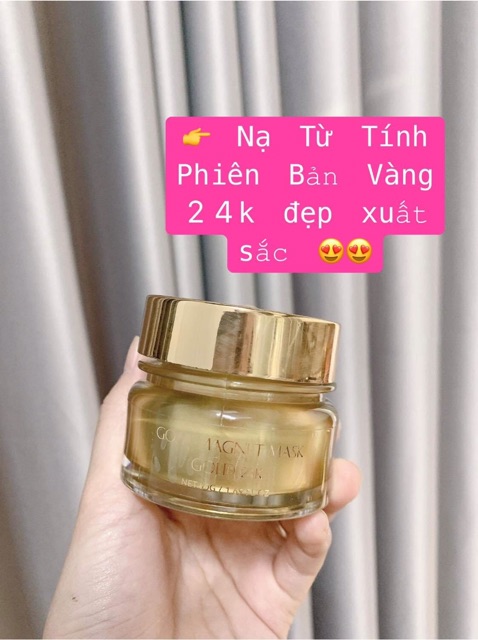 MẶT NẠ VÀNG 24K QLADY - MẶT NẠ TỪ TÍNH TẶNG NAM CHÂM