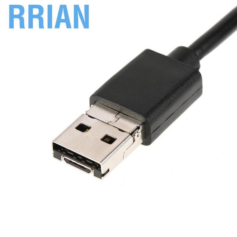 Thiết bị nội soi USB OTG dài 5m màu đen kèm camera 2MP chống thấm nước dành cho đường ống / ô tô