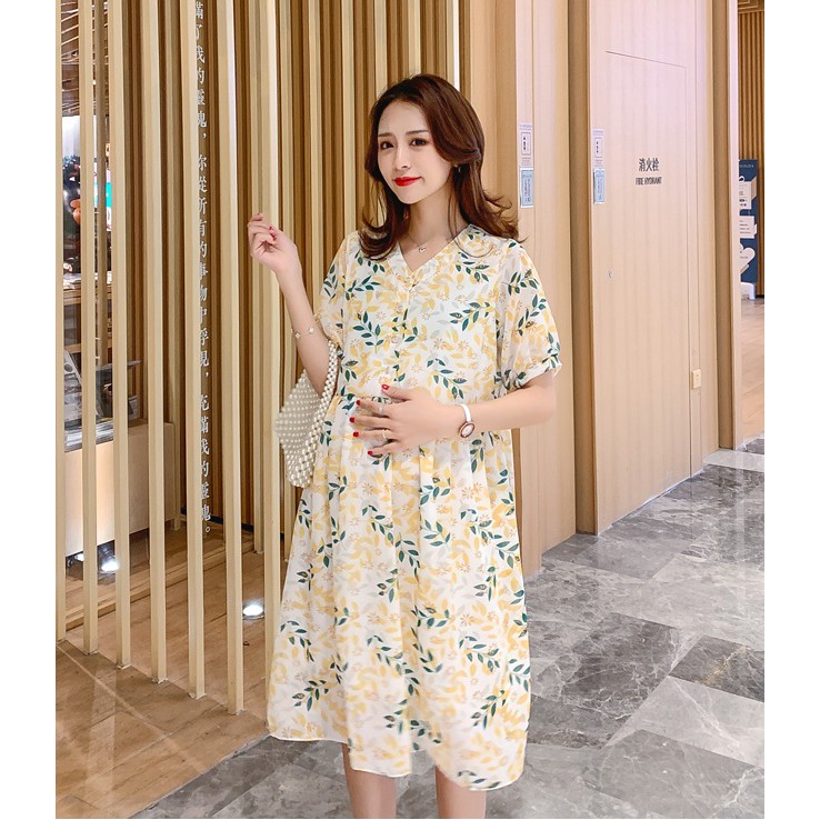 VÁY ĐẦM SUÔNG HOA LÁ BABYDOLL BIGSIZE XXL 85kg