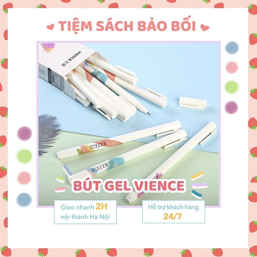 Bút mực gel nhanh khô Vience luyện viết tiếng Trung cực đẹp