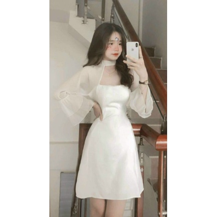 Đầm thiết kế Lagi Dress thiết kế lạ mắt đúp lót full đầm chất cotton thái kèm ảnh thật shop chụp và quay video