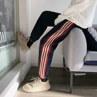 Quần Jogger thun 3 line Trùm Unisex