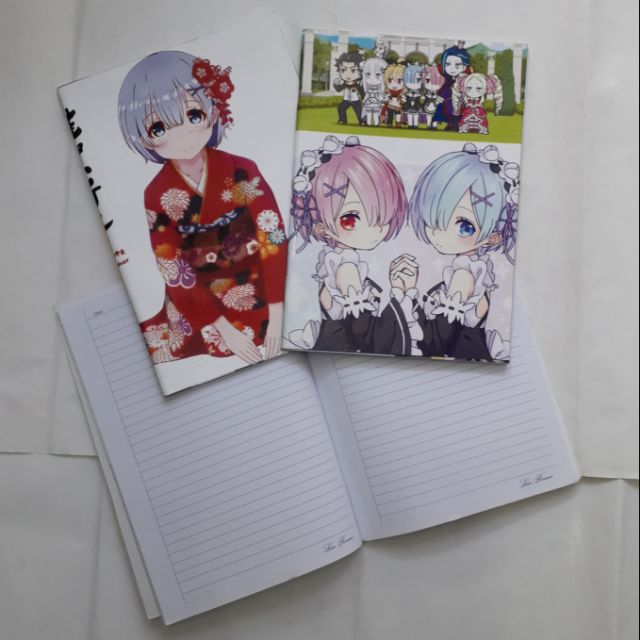 Tập vở anime RE:ZERO combo 2 quyển 45k